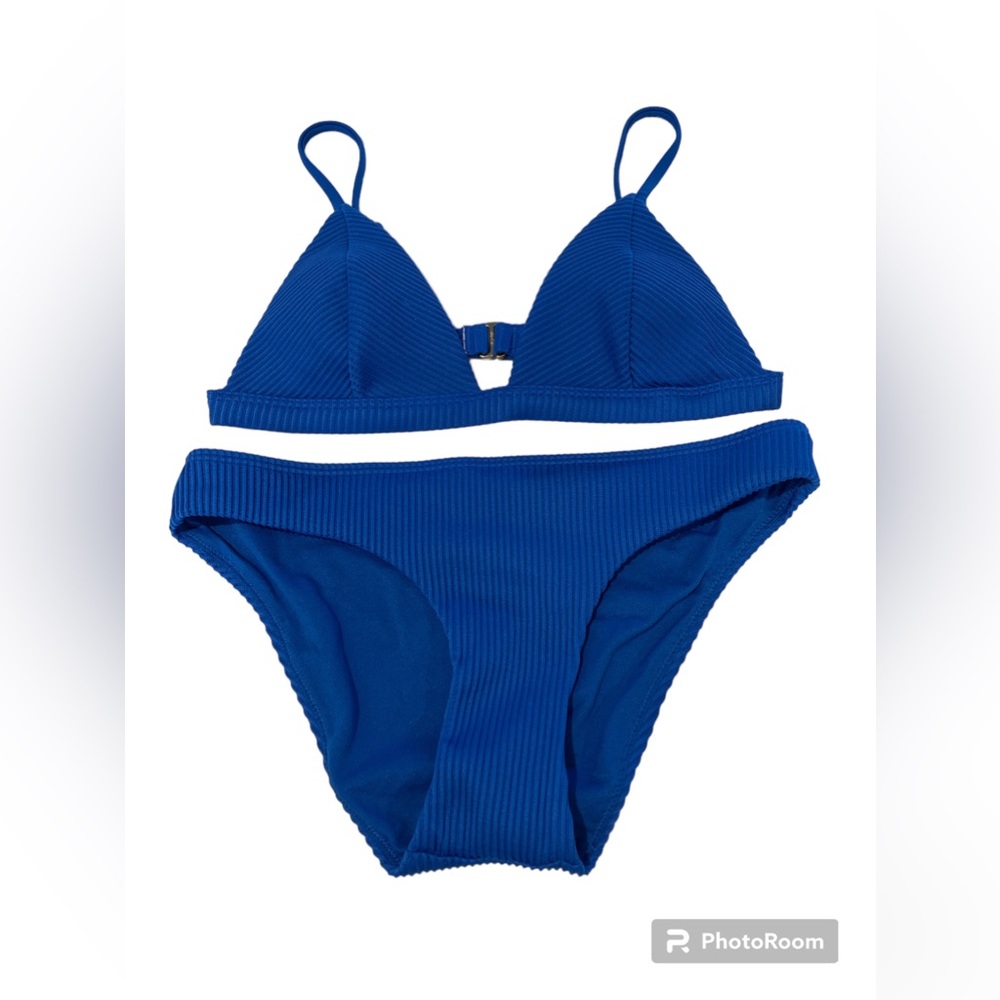 Hollister swim blue bikini size XS